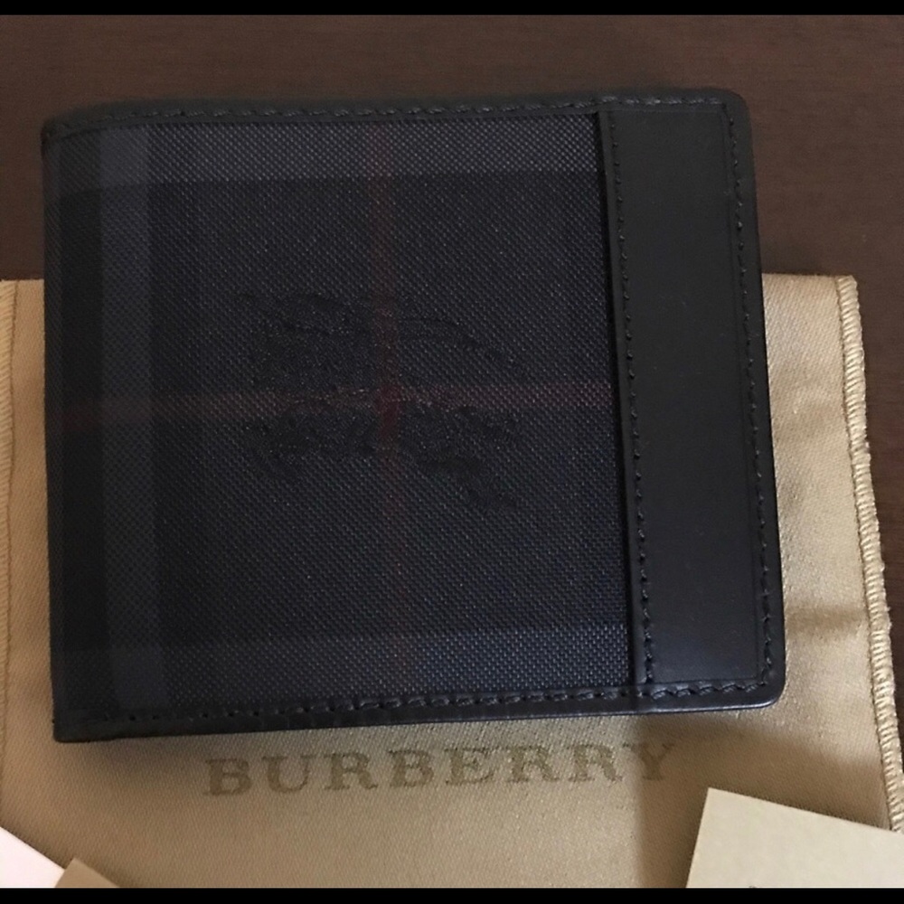 COPY - Burberry Bifold Wallet Horse-ferry Charcoal.